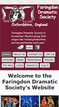 Mobile Screenshot of faringdondramatic.org.uk